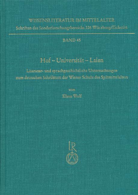 Cover-Bild Hof – Universität – Laien