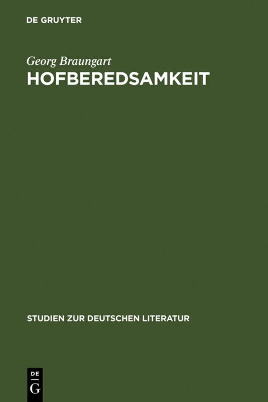 Cover-Bild Hofberedsamkeit