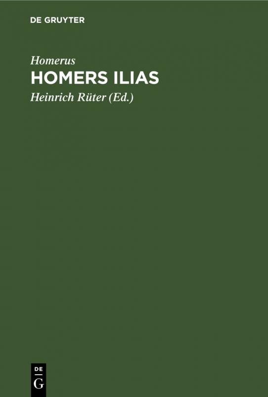Cover-Bild Homers Ilias