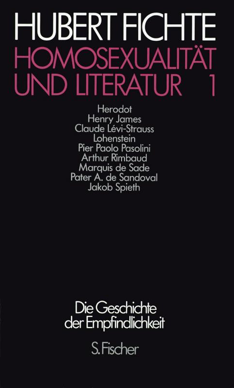 Cover-Bild Homosexualität und Literatur 1