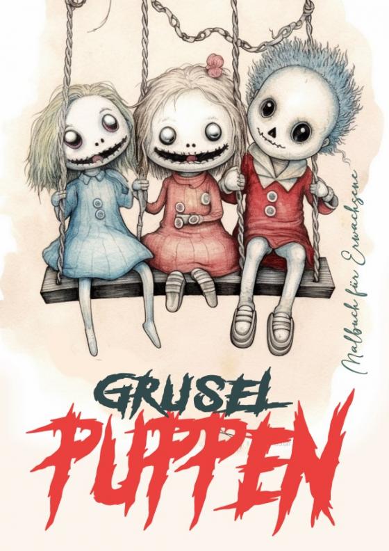 Cover-Bild Horror Puppen Malbuch für Ewachsene