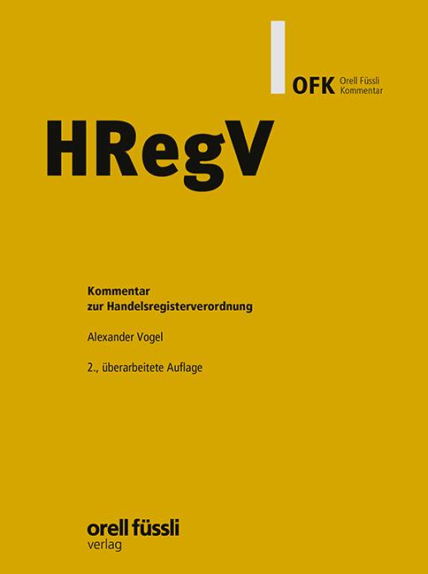 Cover-Bild HRegV