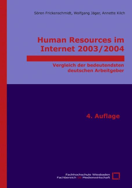 Cover-Bild Human Resources im Internet 2003/2004