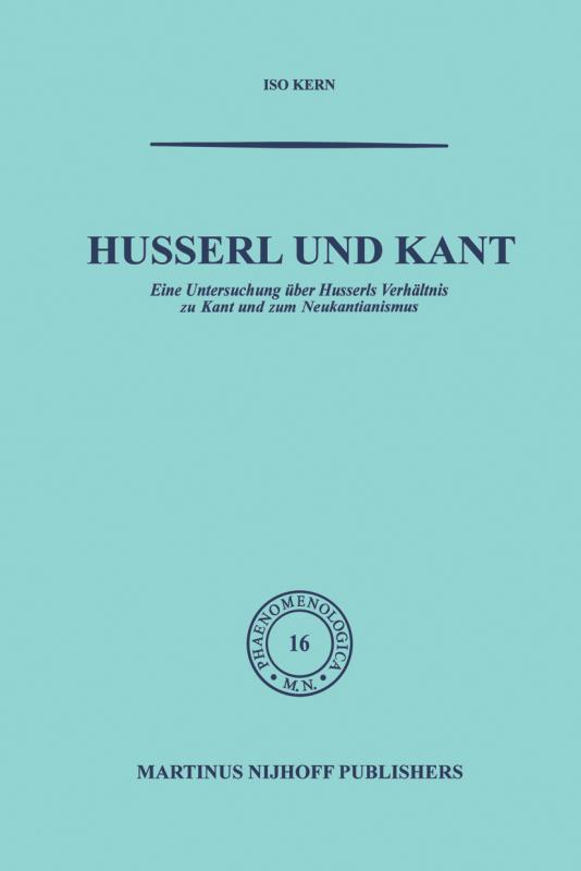 Cover-Bild Husserl und Kant