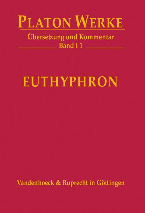 Cover-Bild I 1 Euthyphron