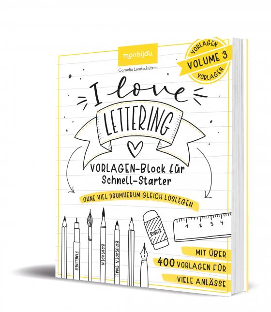 Cover-Bild I Love Lettering - Der Block für alle Schnell-Starter Volume 3