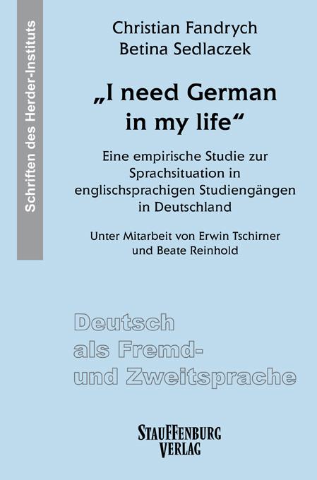 Cover-Bild „I need German in my life"