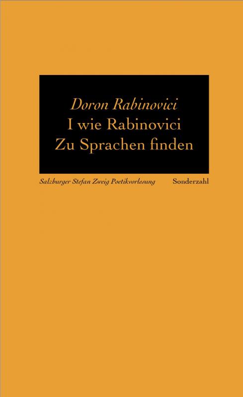 Cover-Bild I wie Rabinovici. Zu Sprachen finden