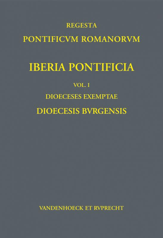 Cover-Bild Iberia Pontificia. Vol. I: Dioeceses exemptae