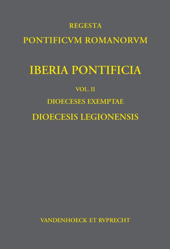 Cover-Bild Iberia Pontificia Vol. II: Dioeceses Exemptae