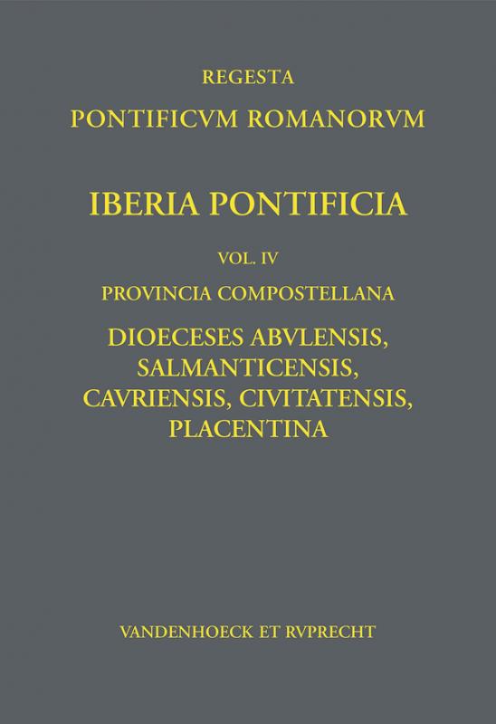 Cover-Bild Iberia Pontificia. Vol. IV: Provincia Compostellana