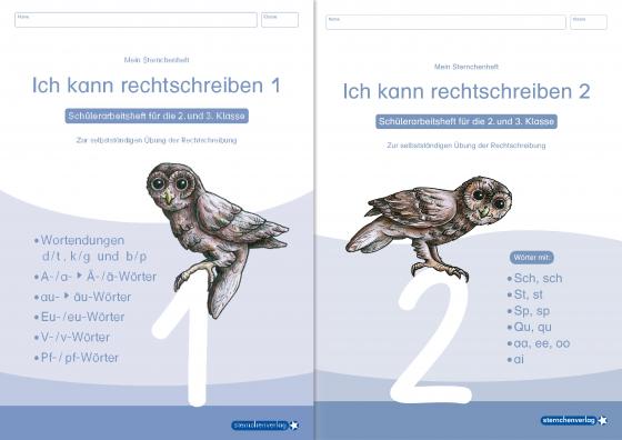 Cover-Bild Ich kann rechtschreiben 1 und 2 - Schülerarbeitshefte für die 2. und 3. Klasse - neues Design