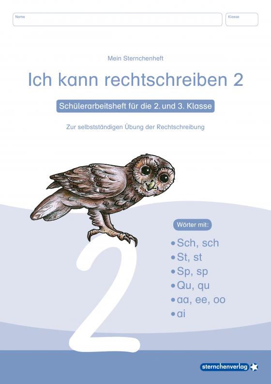 Cover-Bild Ich kann rechtschreiben 2 - Schülerarbeitsheft für die 2. und 3. Klasse - neues Design