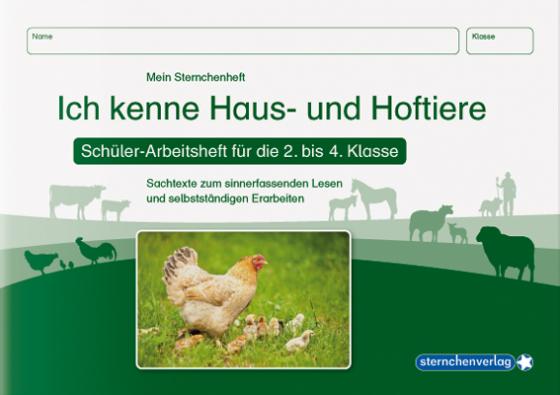 Cover-Bild Ich kenne Haus- und Hoftiere - Schülerarbeitsheft für die 2. bis 4. Klasse