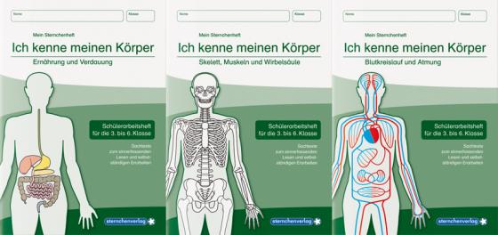 Cover-Bild Ich kenne meinen Körper - 3 Arbeitshefte im Set