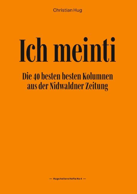 Cover-Bild Ich meinti IV