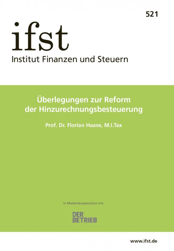 Cover-Bild ifst-Schrift 521