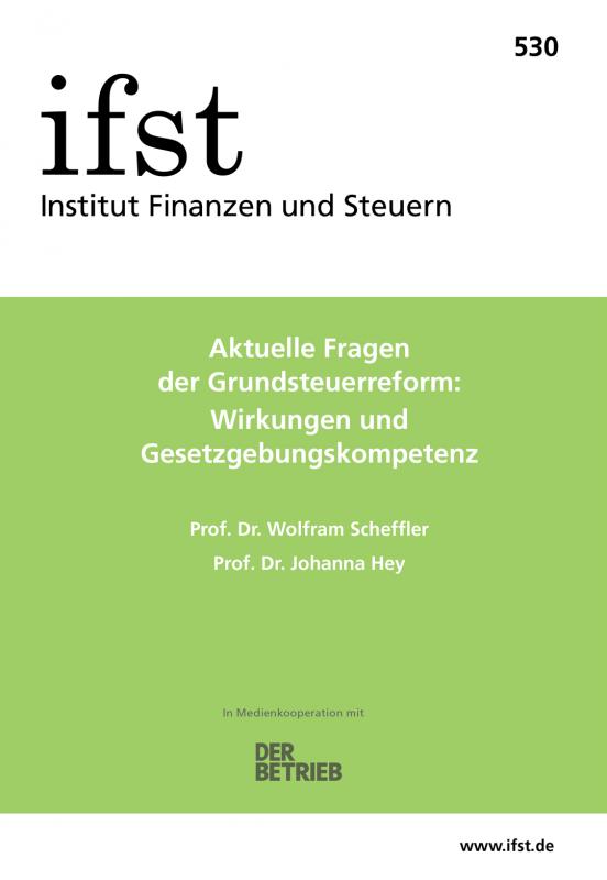 Cover-Bild ifst-Schrift 530