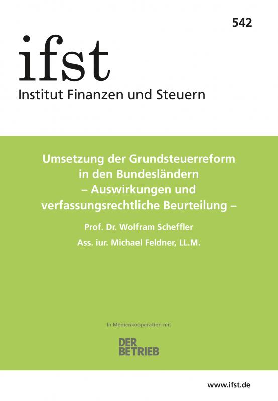 Cover-Bild ifst-Schrift 542