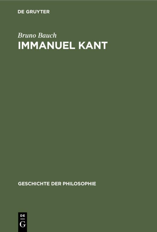 Cover-Bild Immanuel Kant