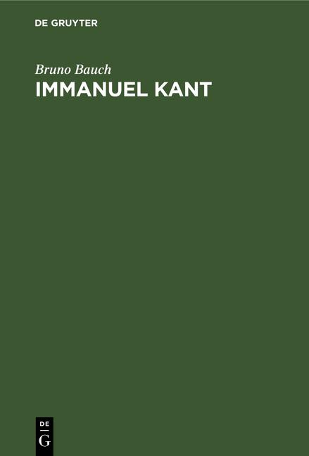 Cover-Bild Immanuel Kant