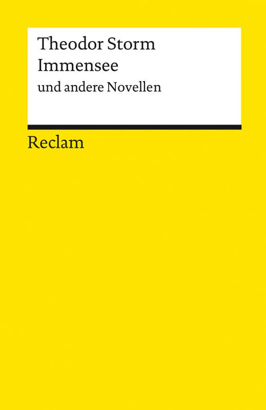 Cover-Bild Immensee und andere Novellen