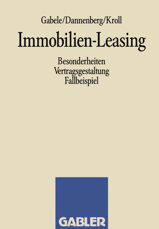 Cover-Bild Immobilien-Leasing