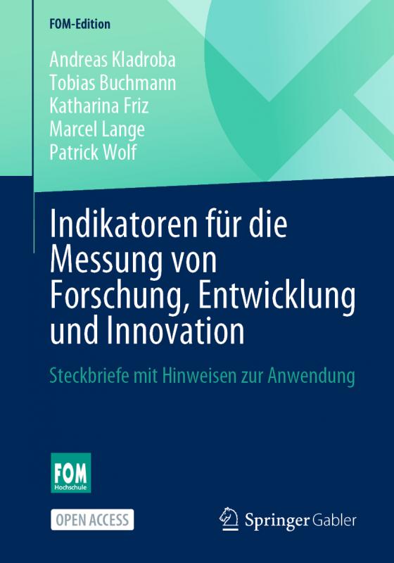 Cover-Bild Indikatoren für die Messung von Forschung, Entwicklung und Innovation