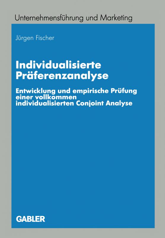 Cover-Bild Individualisierte Präferenzanalyse