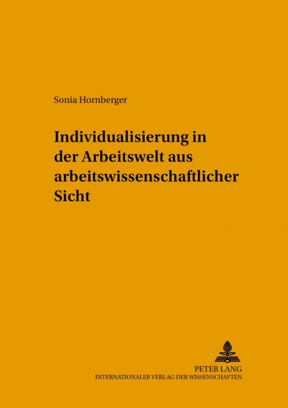 Cover-Bild Individualisierung in der Arbeitswelt aus arbeitswissenschaftlicher Sicht