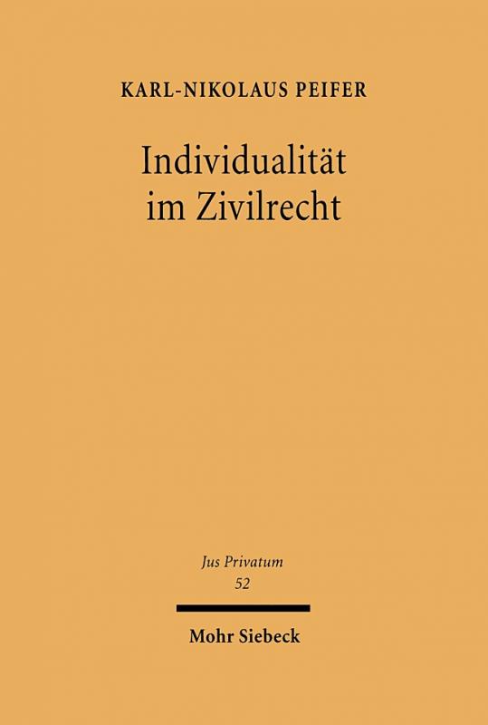 Cover-Bild Individualität im Zivilrecht