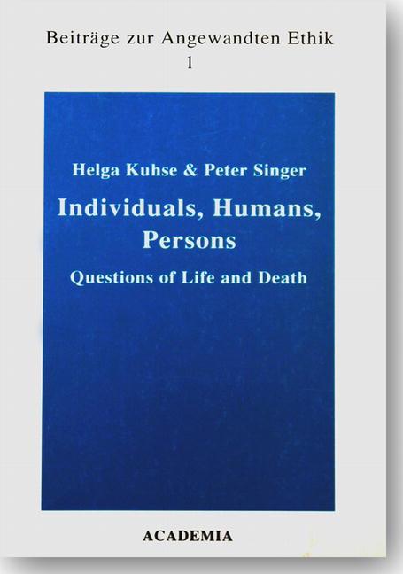 Cover-Bild Individuals, Humans, Persons