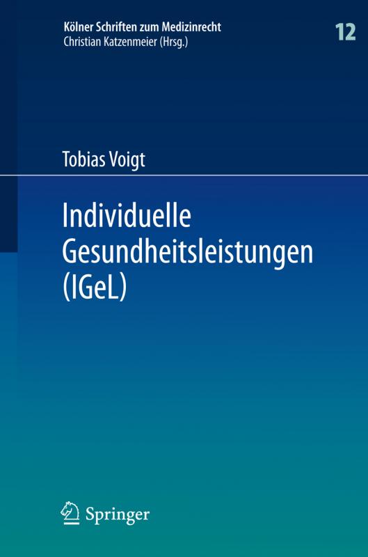 Cover-Bild Individuelle Gesundheitsleistungen (IGeL)