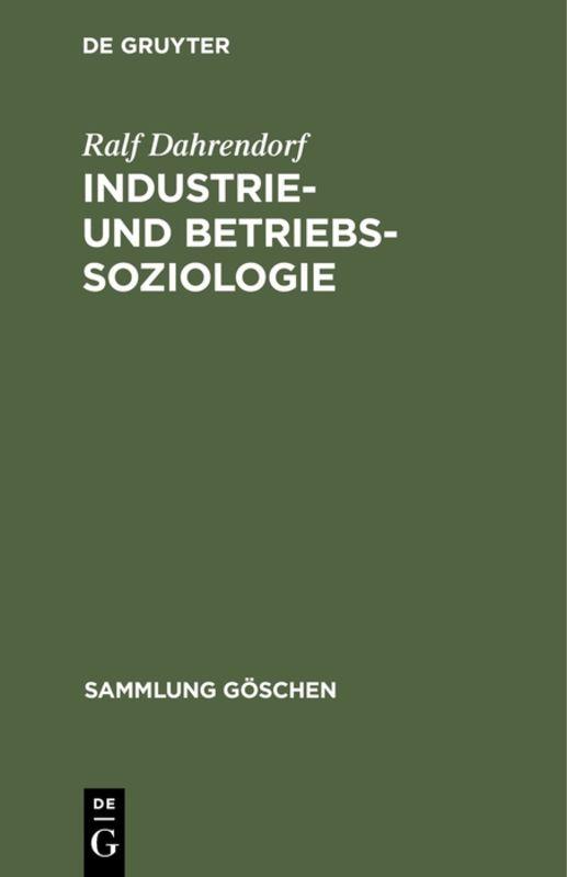 Cover-Bild Industrie- und Betriebssoziologie