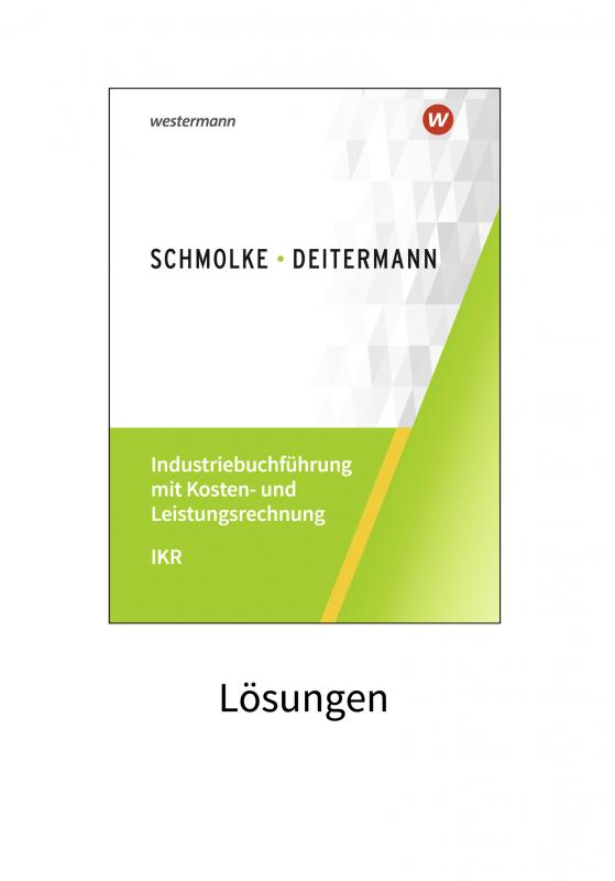 Cover-Bild Industriebuchführung mit Kosten- und Leistungsrechnung - IKR