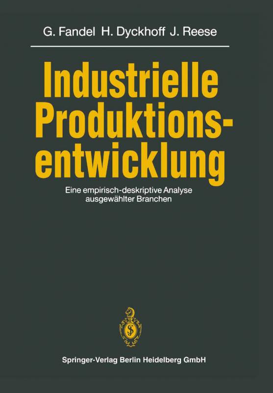 Cover-Bild Industrielle Produktionsentwicklung
