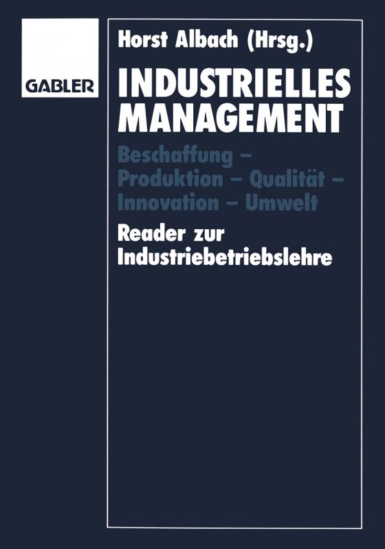 Cover-Bild Industrielles Management