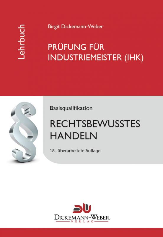 Cover-Bild Industriemeister - Lehrbuch: Rechtsbewusstes Handeln