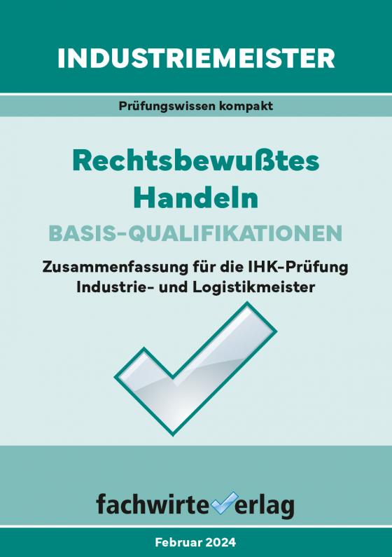 Cover-Bild Industriemeister: Rechtsbewusstes Handeln