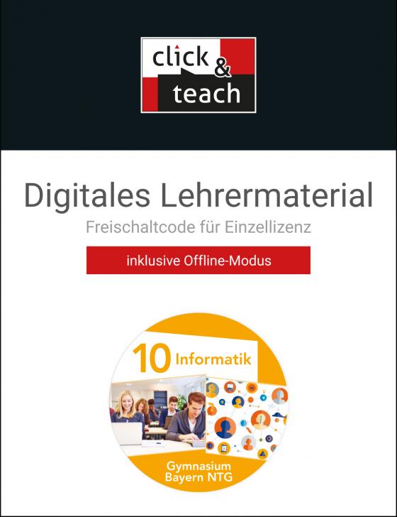 Cover-Bild Informatik – Gymnasium Bayern / Informatik GY BY click & teach 10 NTG Box
