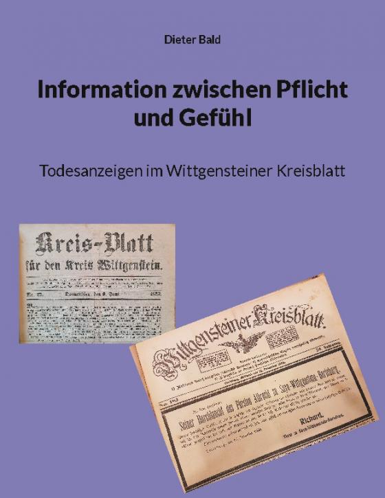 Cover-Bild Information zwischen Pflicht und Gefühl