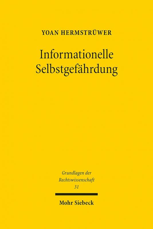 Cover-Bild Informationelle Selbstgefährdung