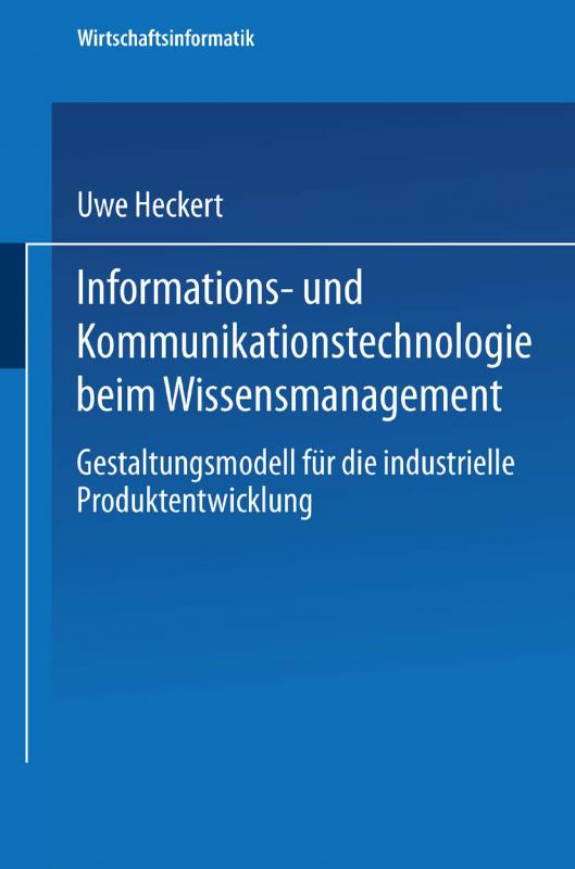 Cover-Bild Informations- und Kommunikationstechnologie beim Wissensmanagement