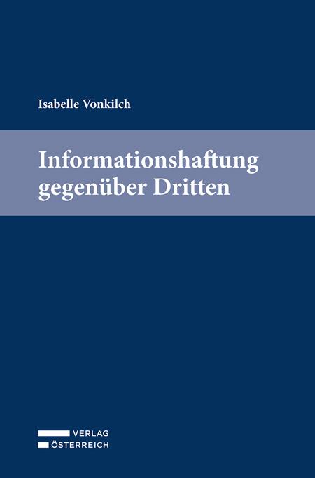 Cover-Bild Informationshaftung gegenüber Dritten