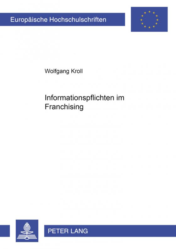 Cover-Bild Informationspflichten im Franchising