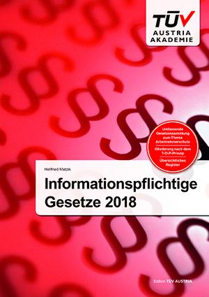 Cover-Bild Informationspflichtige Gesetze 2018