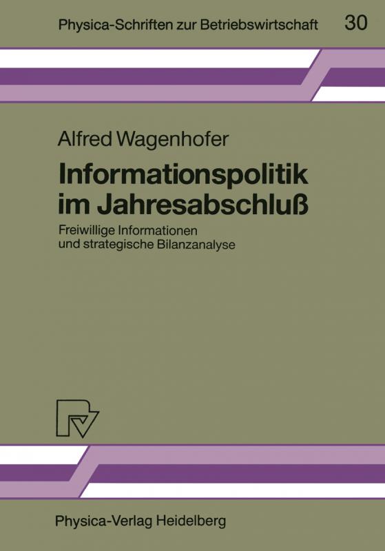 Cover-Bild Informationspolitik im Jahresabschluß