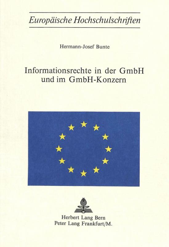 Cover-Bild Informationsrechte in der GmBH und im GmBH-Konzern