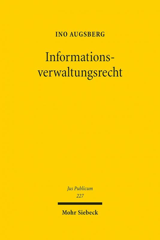 Cover-Bild Informationsverwaltungsrecht