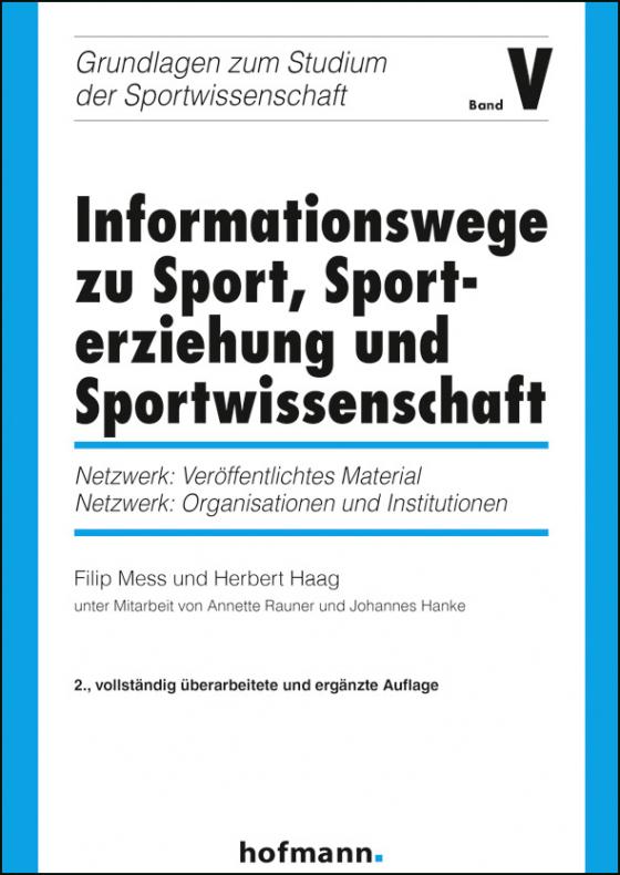 Cover-Bild Informationswege zu Sport, Sporterziehung und Sportwissenschaft